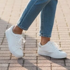 a new day White Low-Top Platform Sneakers NWOT